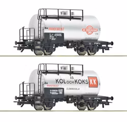 RO6600193 - Tankvagnsats "AB Tankvagnar/Kol och Koks" (SJ) - Roco H0