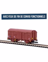 AZW02ST2X - Godsvagn G4 SNCF med tågslutsbelysning - Azar Models Z