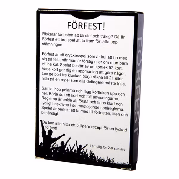 Förfest Kortspel