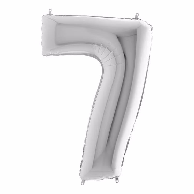 Silver Metallic Sifferballong