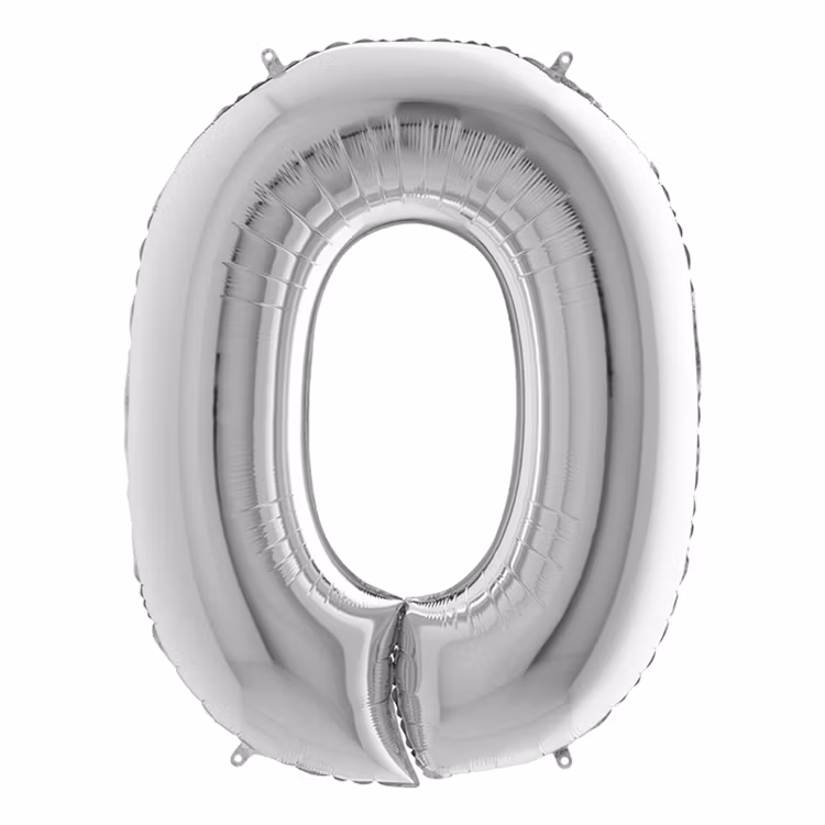 Silver Metallic Sifferballong