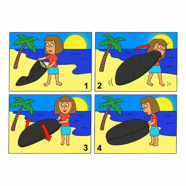 Softish Zenbag (uppblåsbar loungesoffa)