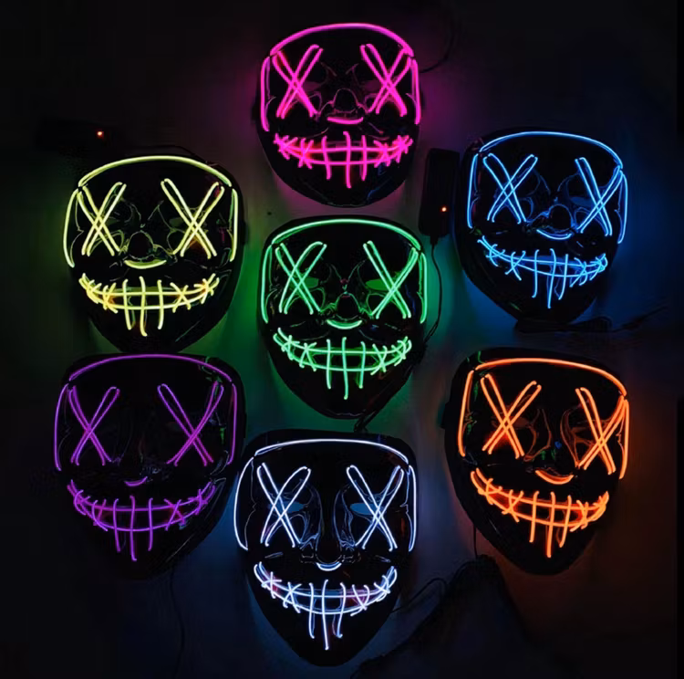 El Wire Purge LED Mask