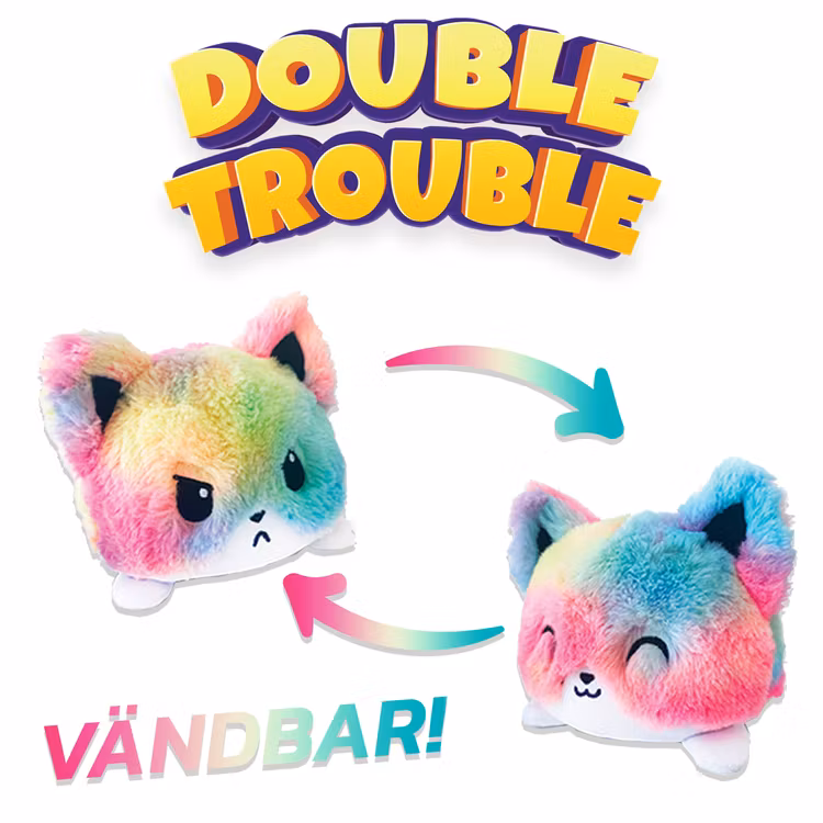 Double Trouble Vändbara Gosedjur