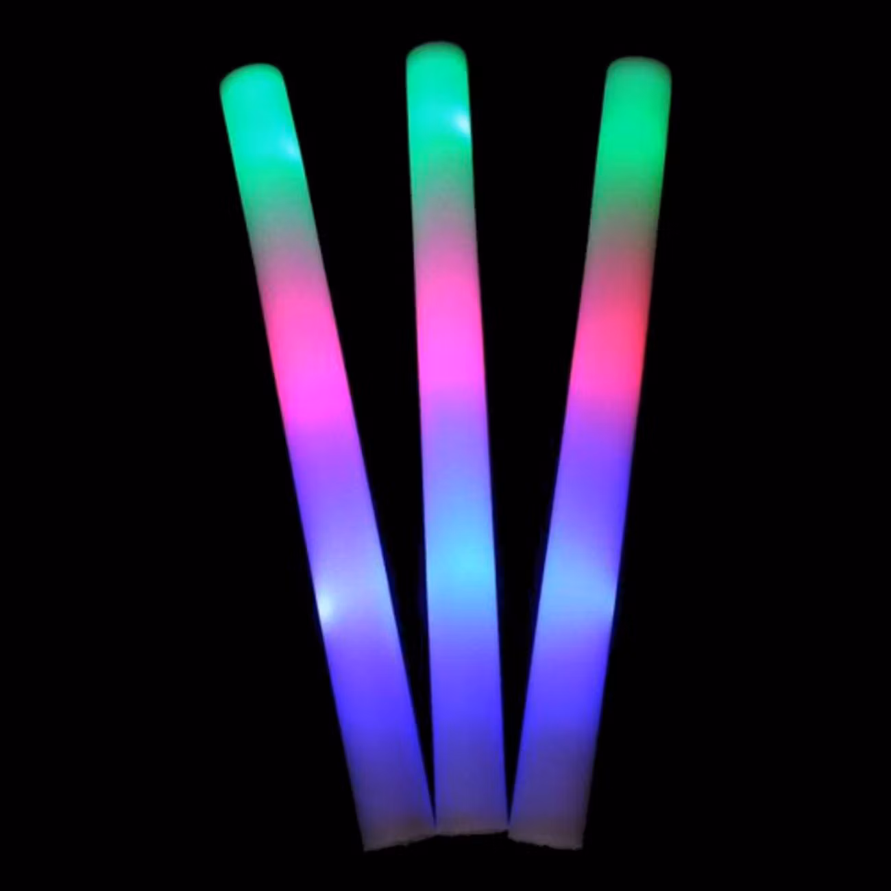 LED Skumstavar 10-pack