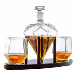 Diamantkaraff med Glas