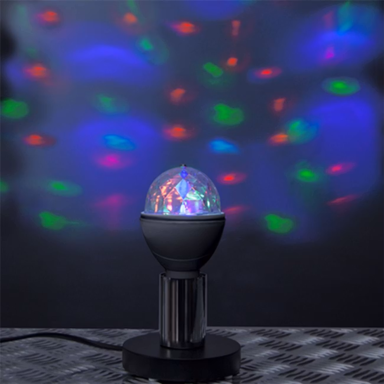 E27 Discolampa Flerfärgad