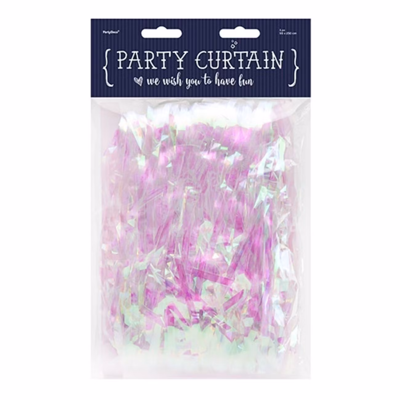 Glitterdraperi Färgskimrande