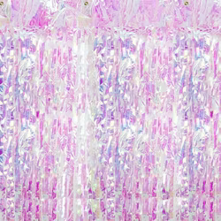 Glitterdraperi Färgskimrande