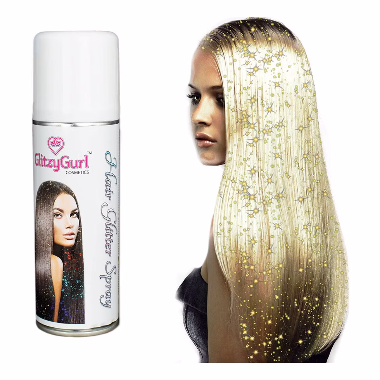 GlitzyGurl Hårspray Glitter