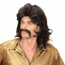 70-tals Brun Perukset