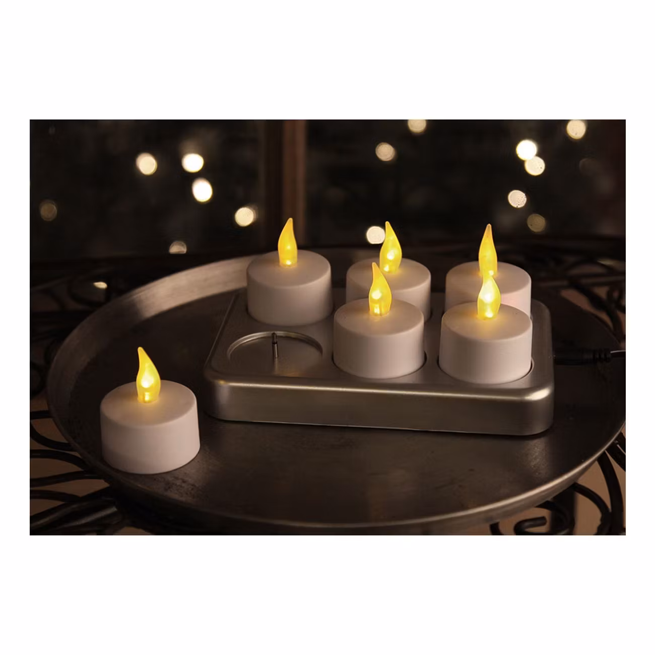 Uppladdningsbara Värmeljus 6-pack