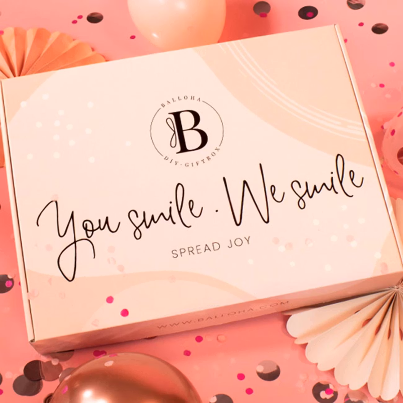 Ballongbox Jag Älskar Dig