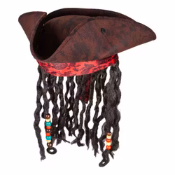 Pirathatt med Flätor Deluxe