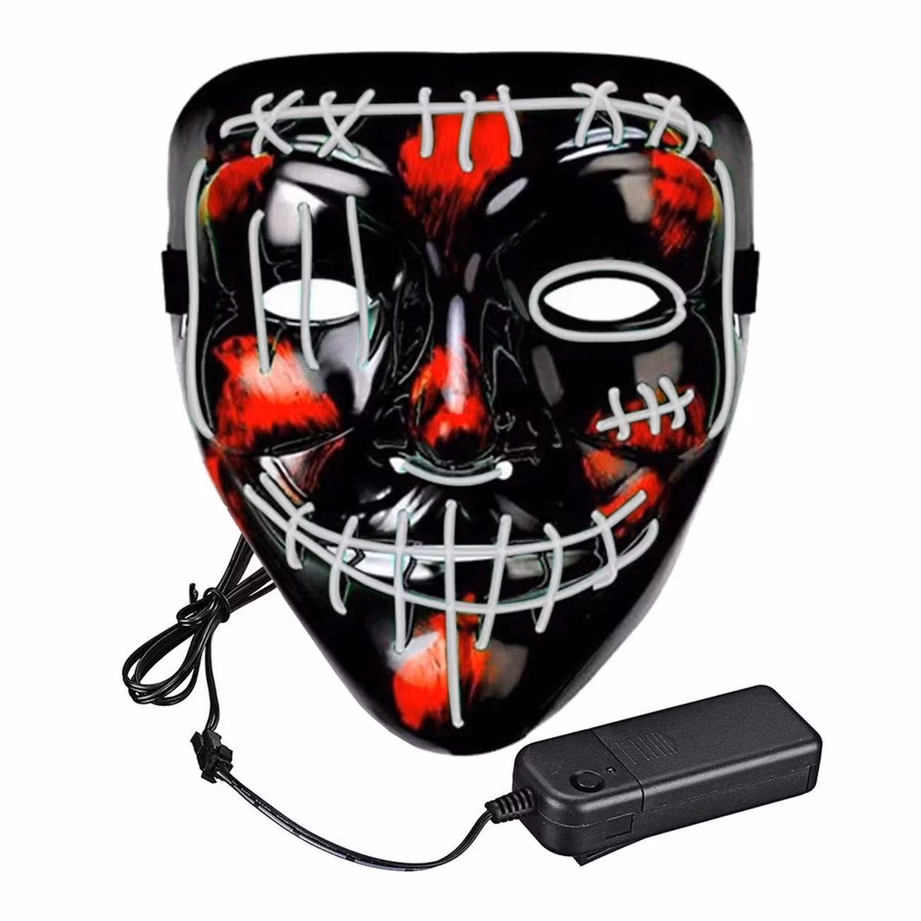 El Wire Purge 2 LED Mask