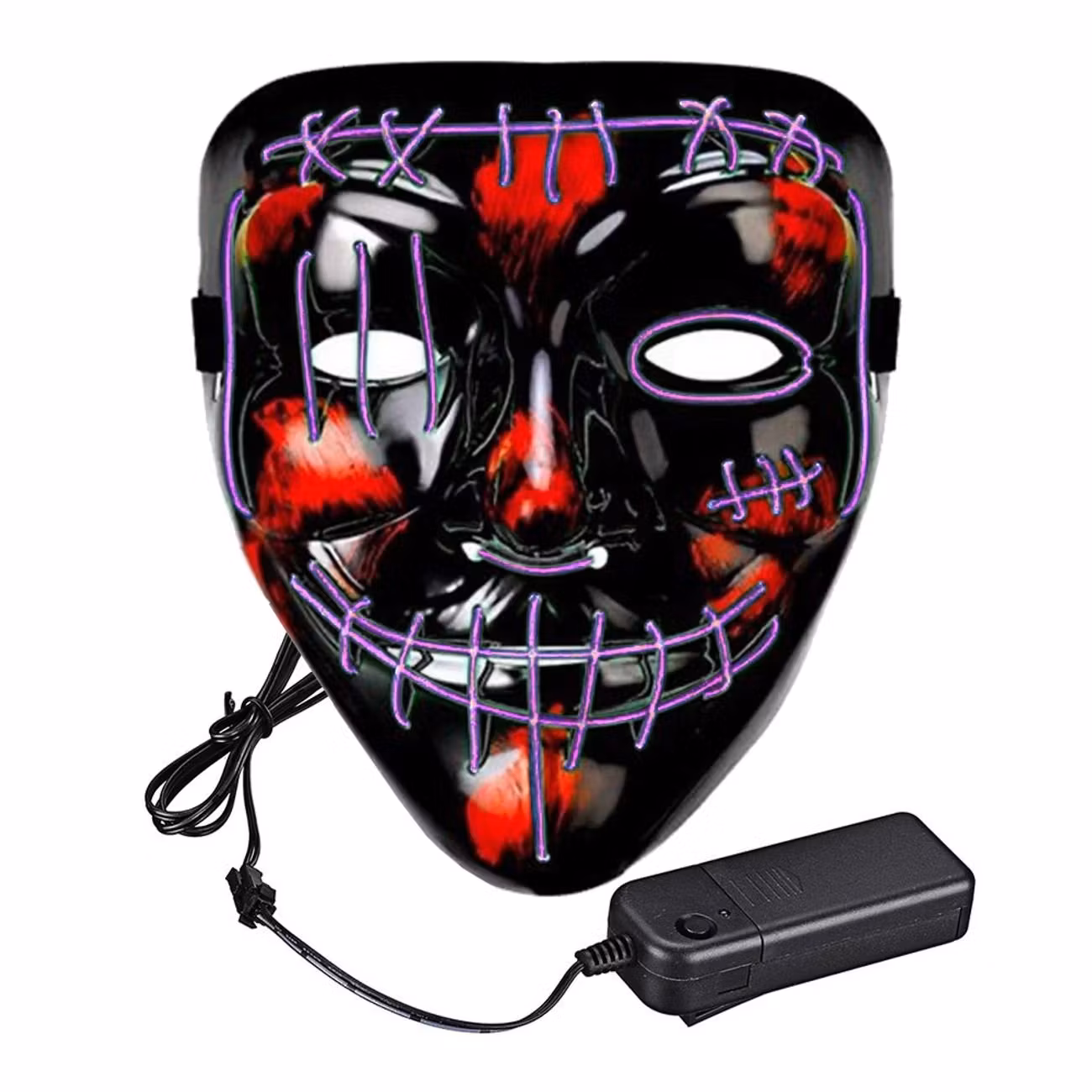 El Wire Purge 2 LED Mask