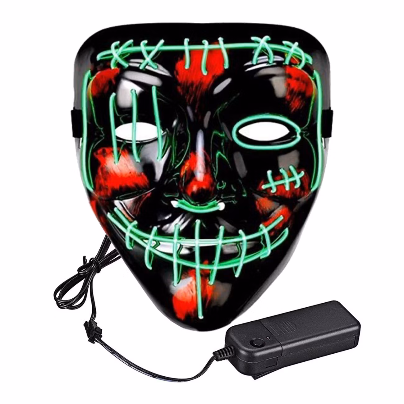 El Wire Purge 2 LED Mask