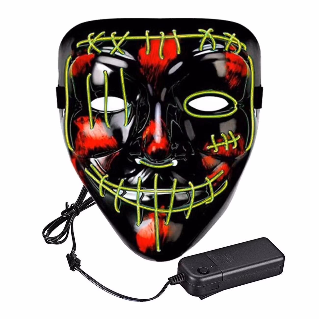El Wire Purge 2 LED Mask