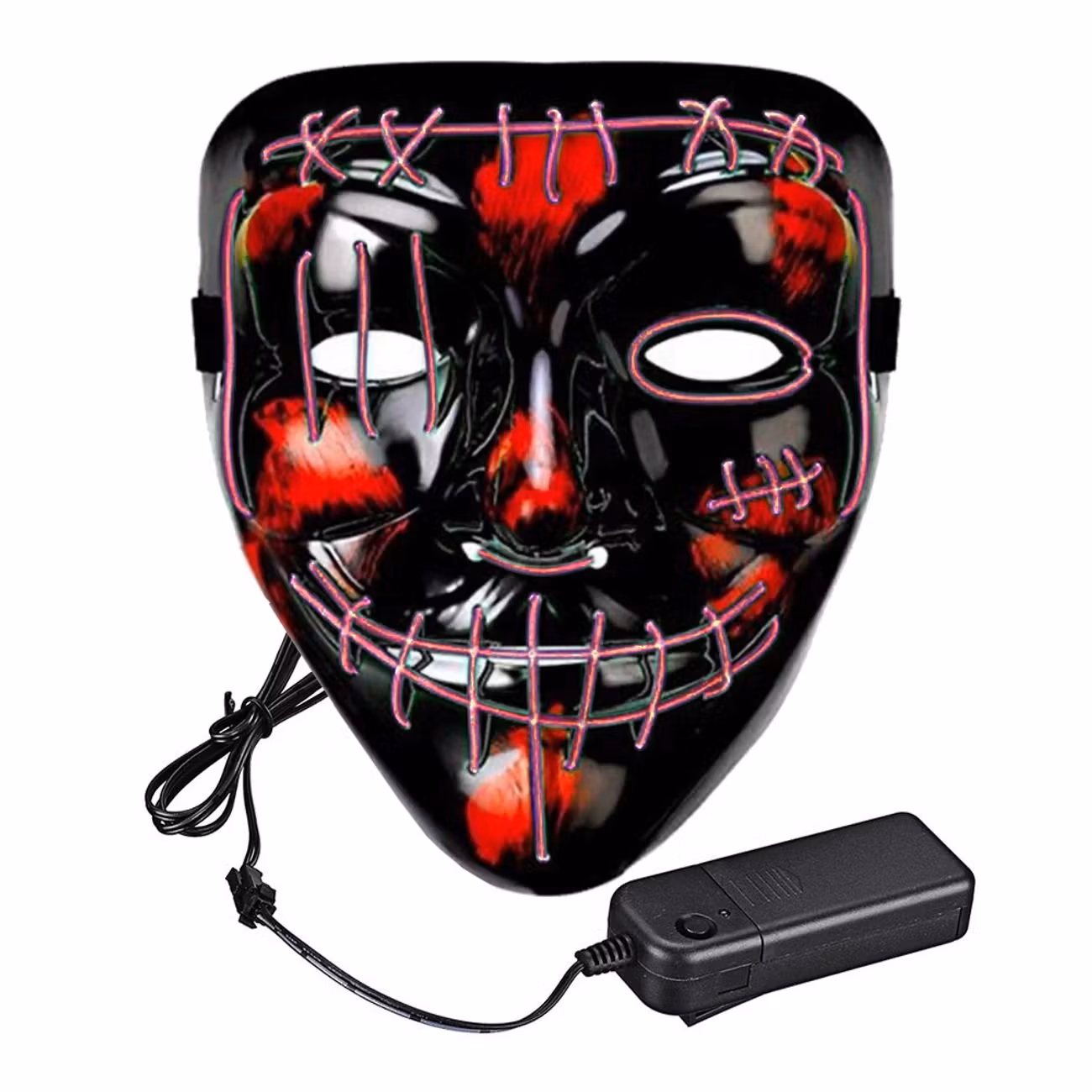 El Wire Purge 2 LED Mask