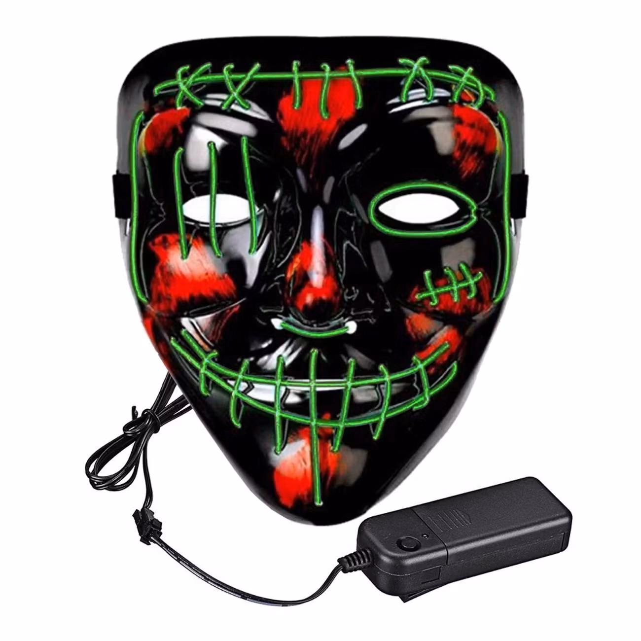 El Wire Purge 2 LED Mask