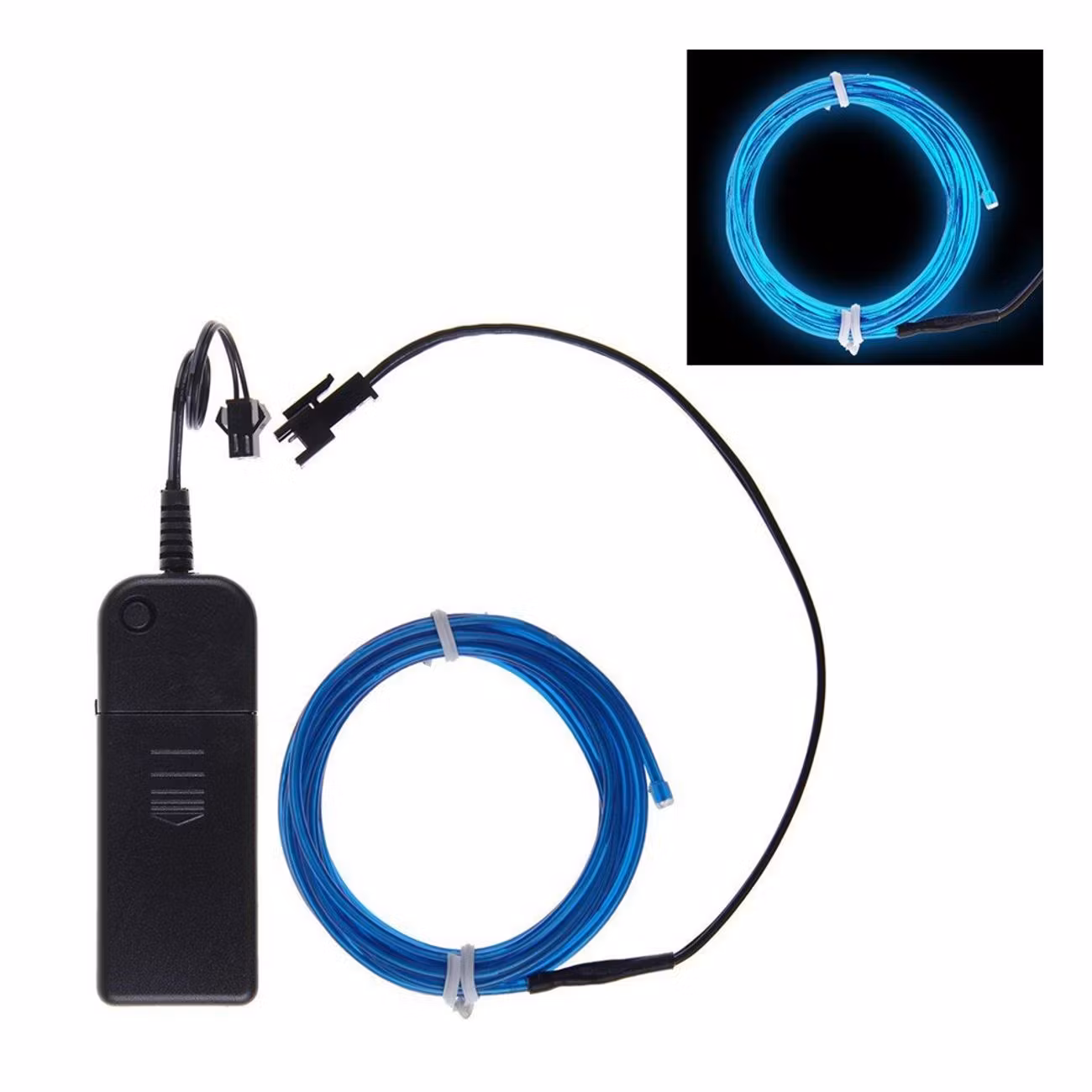 El Wire Batteridriven LED Slinga