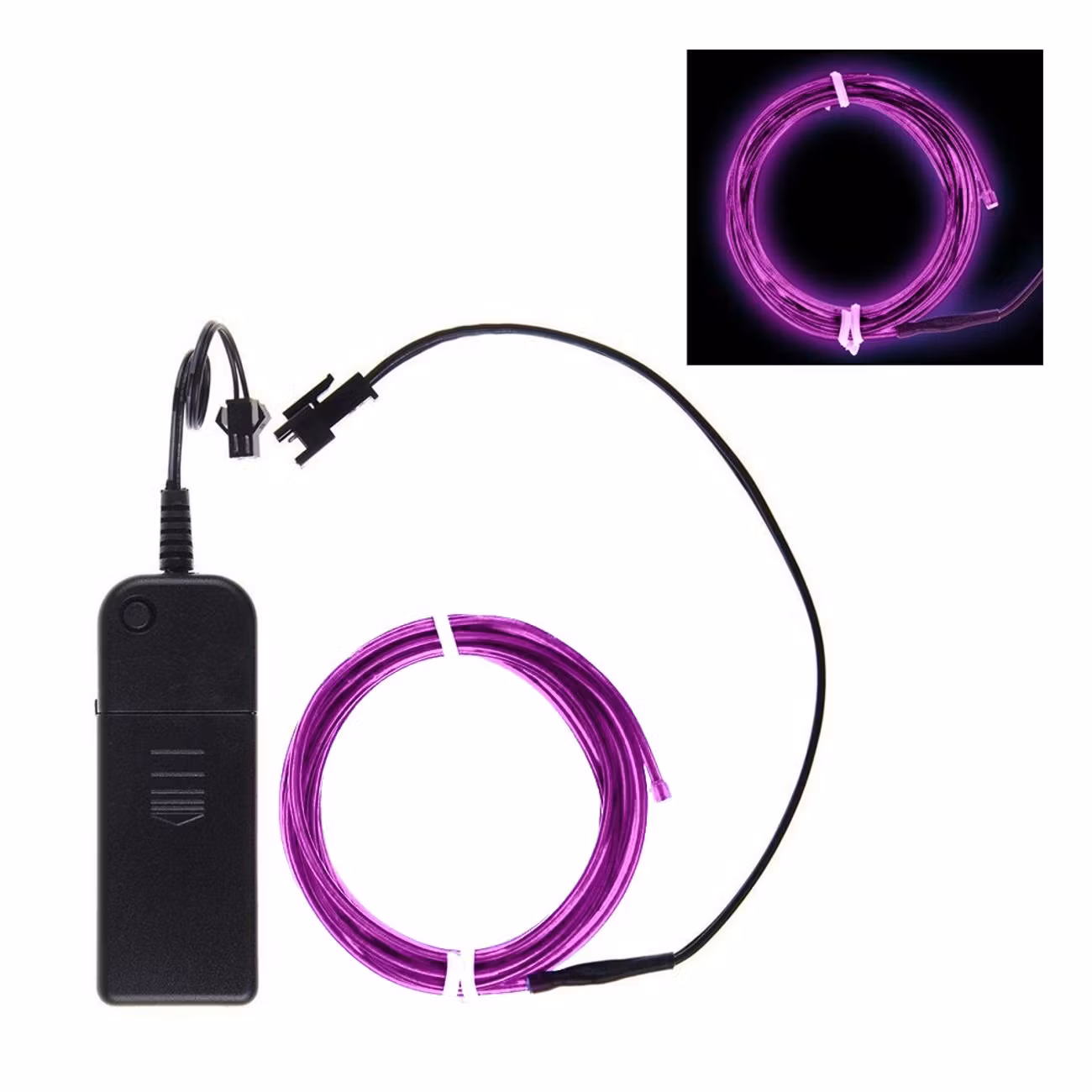 El Wire Batteridriven LED Slinga