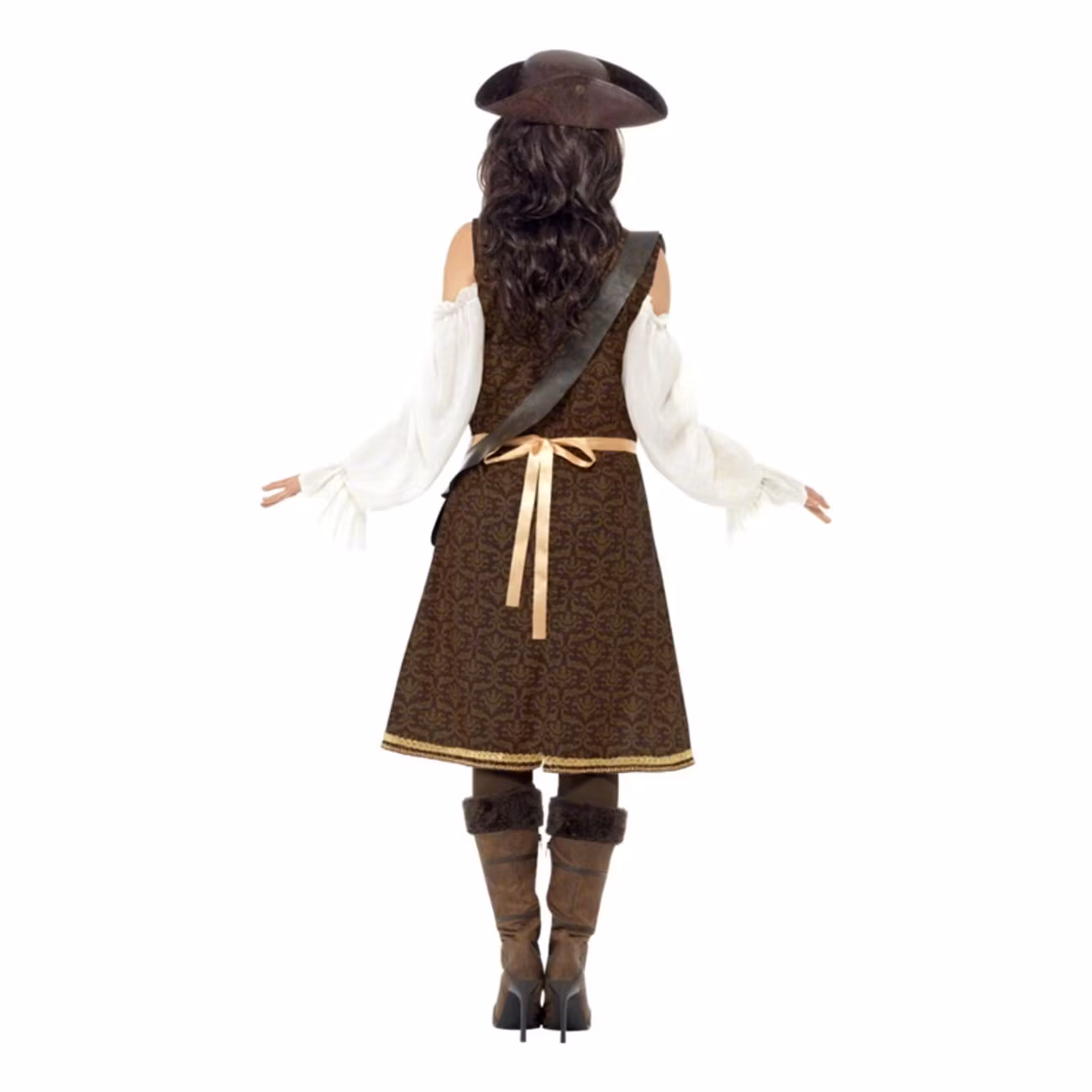 De Sju Haven Pirat Dam Maskeraddräkt