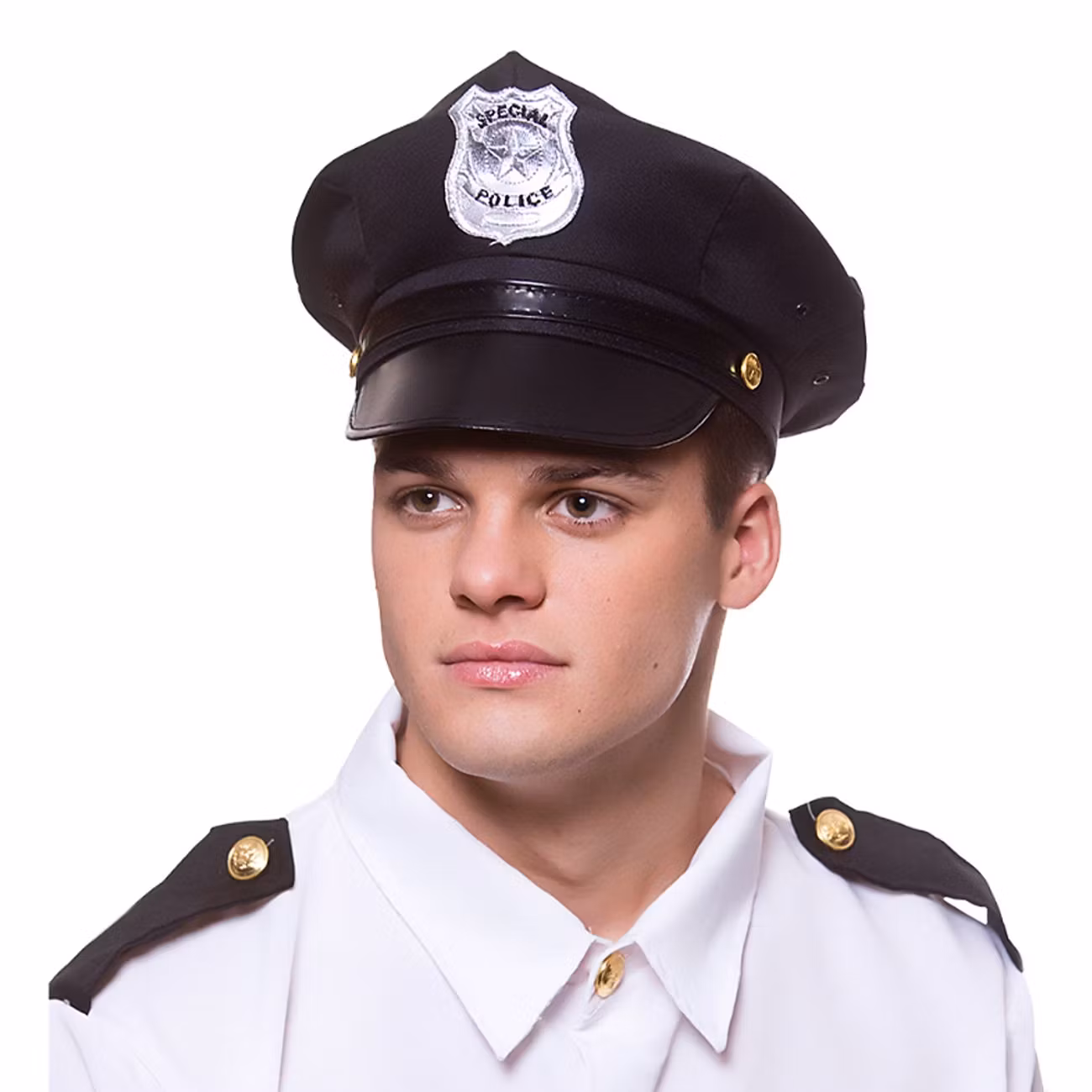 Poliskeps Svart