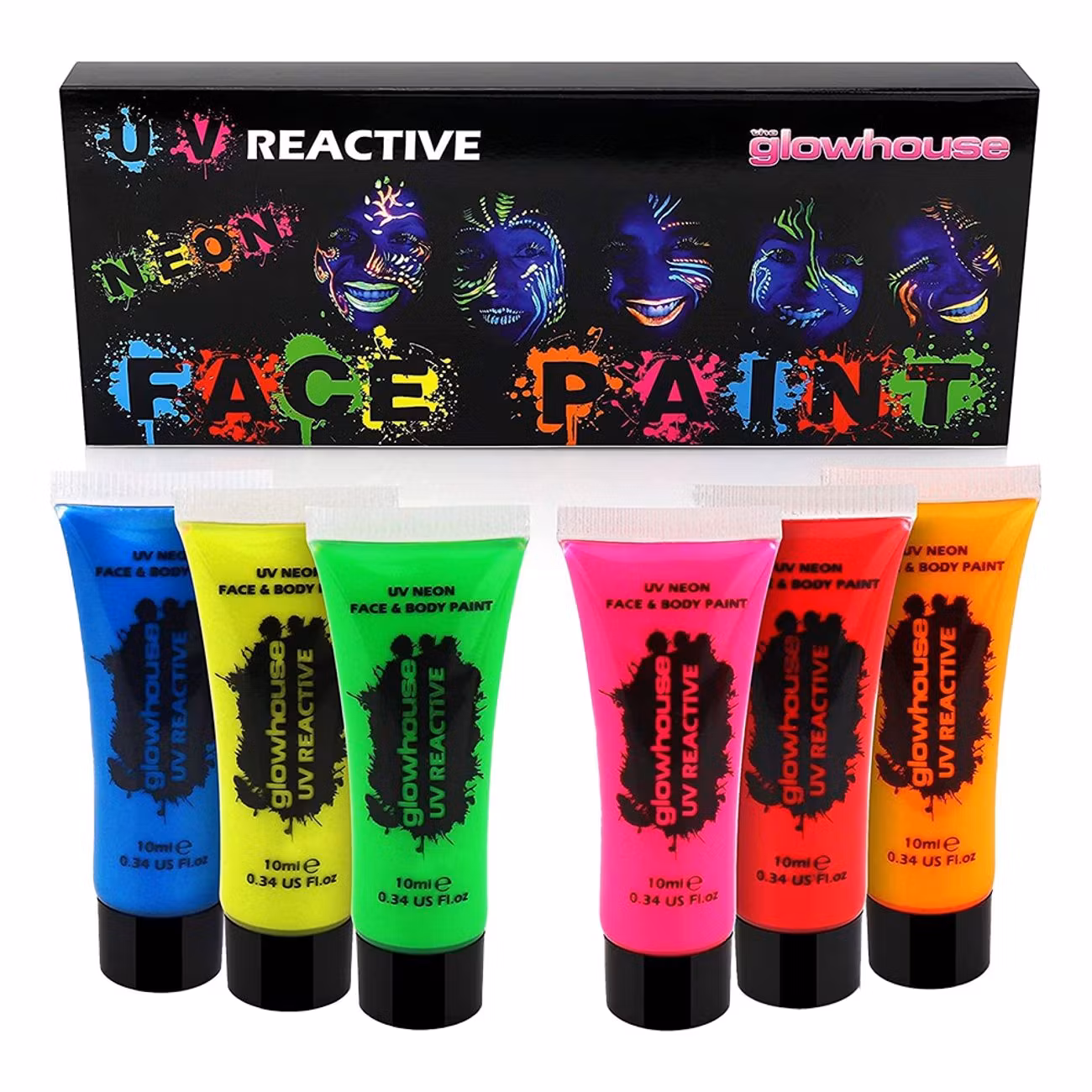 Ansikts- & Kroppsfärg UV Neon