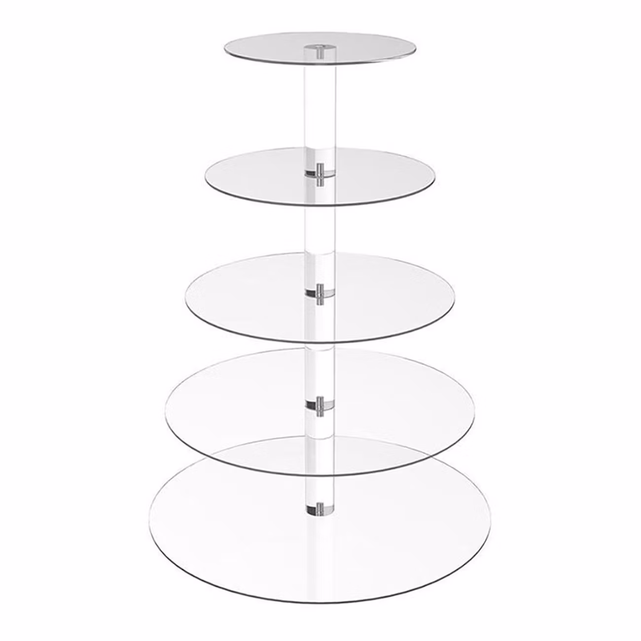 Cupcakeställ i Akrylplast Fem Våningar