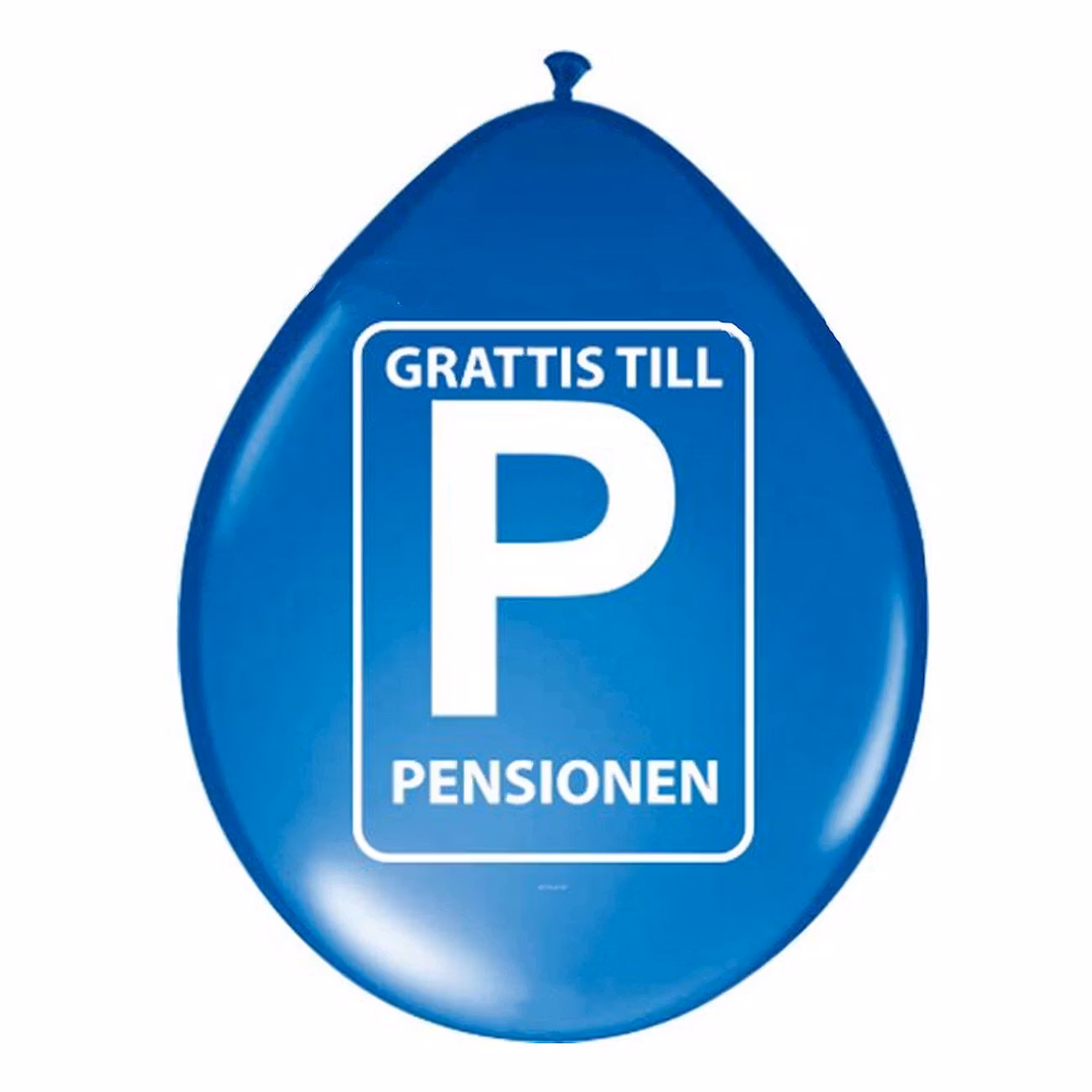 Ballonger Grattis till Pensionen