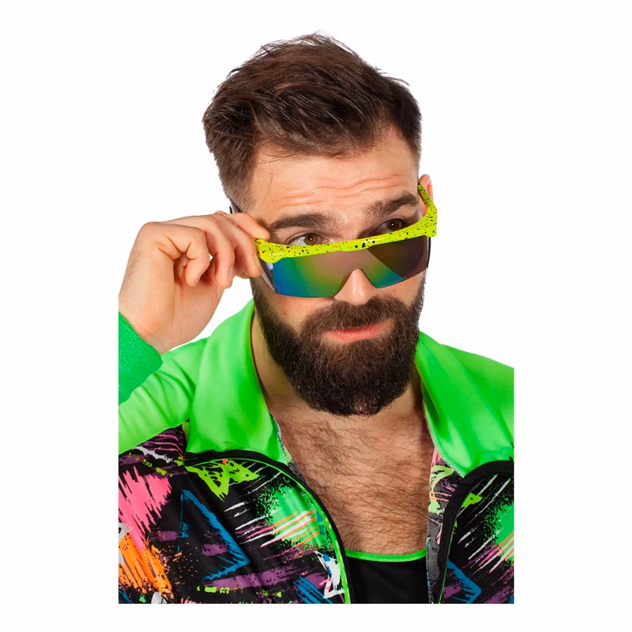 Glasögon 80-tal Gula