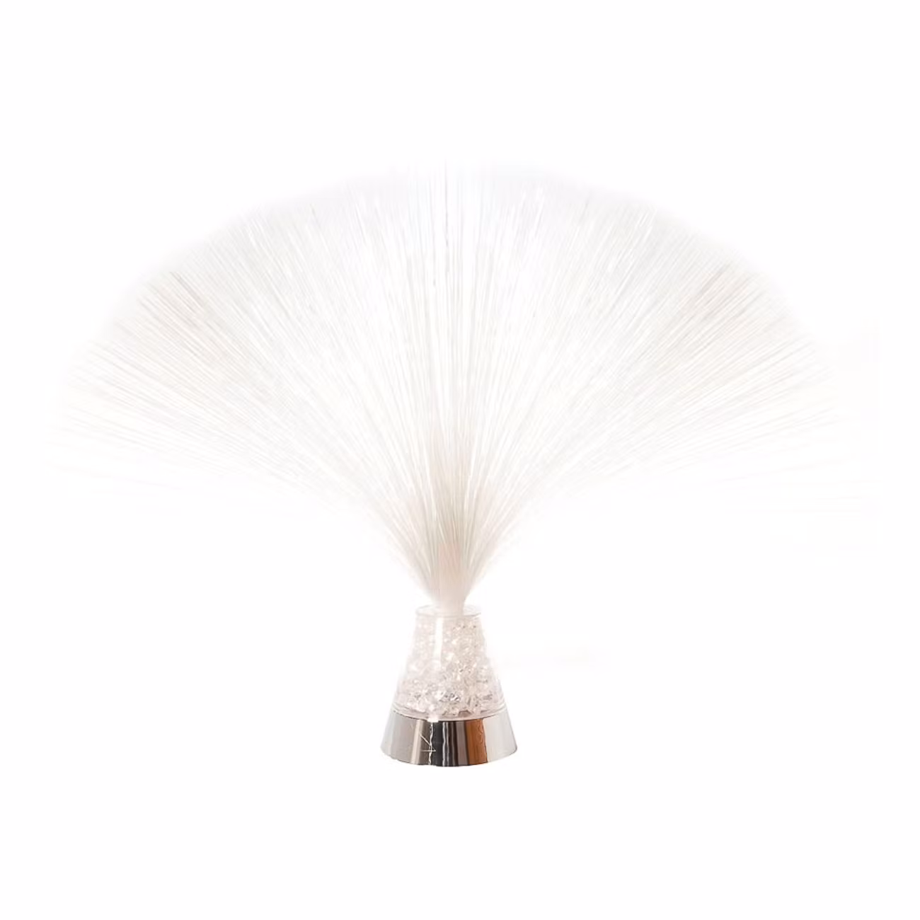 Fiberoptisk Iskristall Lampa Färgskiftande