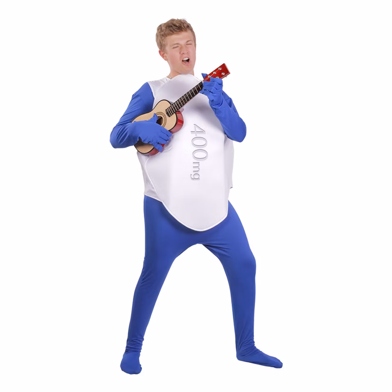 Värktabletts-Mannen Maskeraddräkt