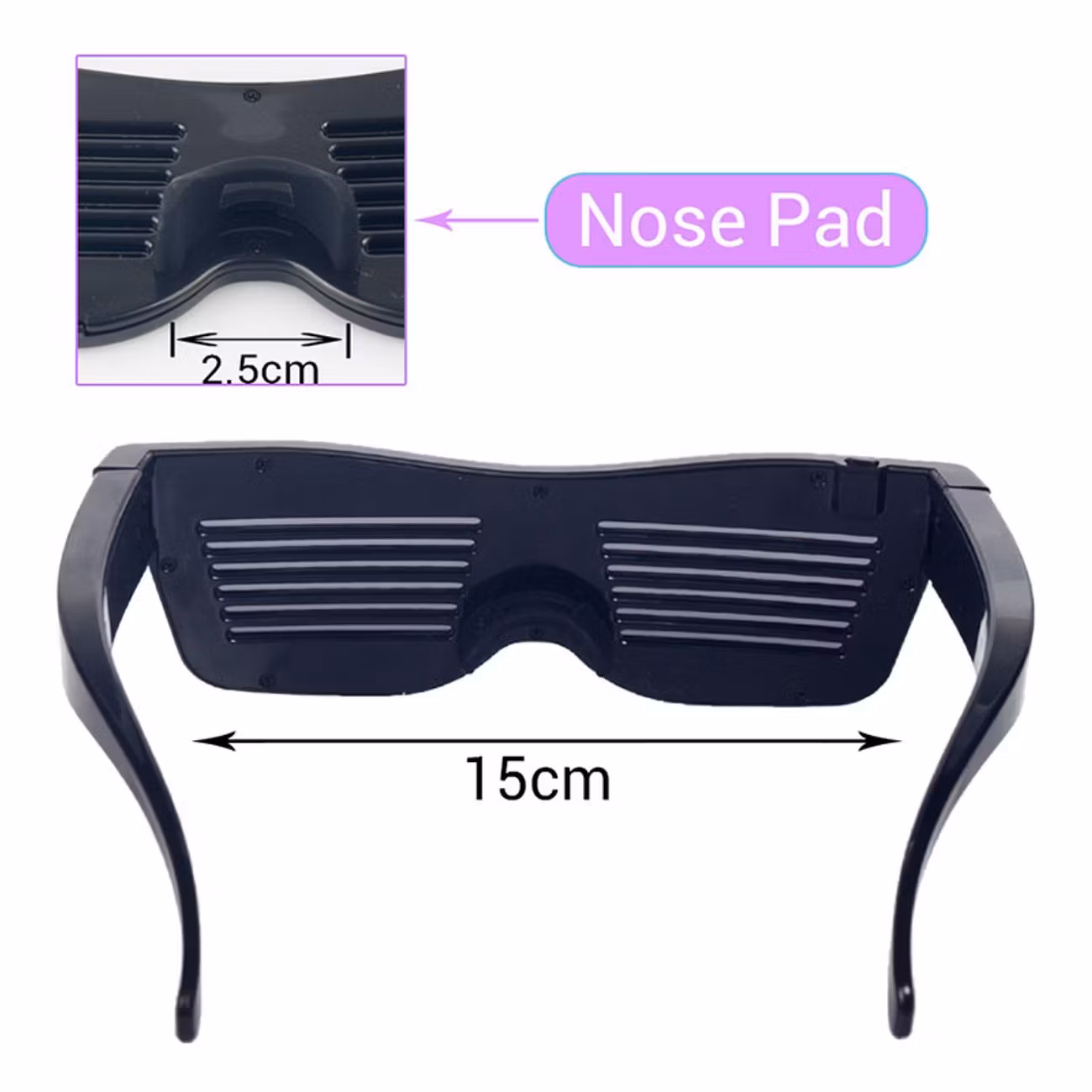 LED Bluetooth Glasögon