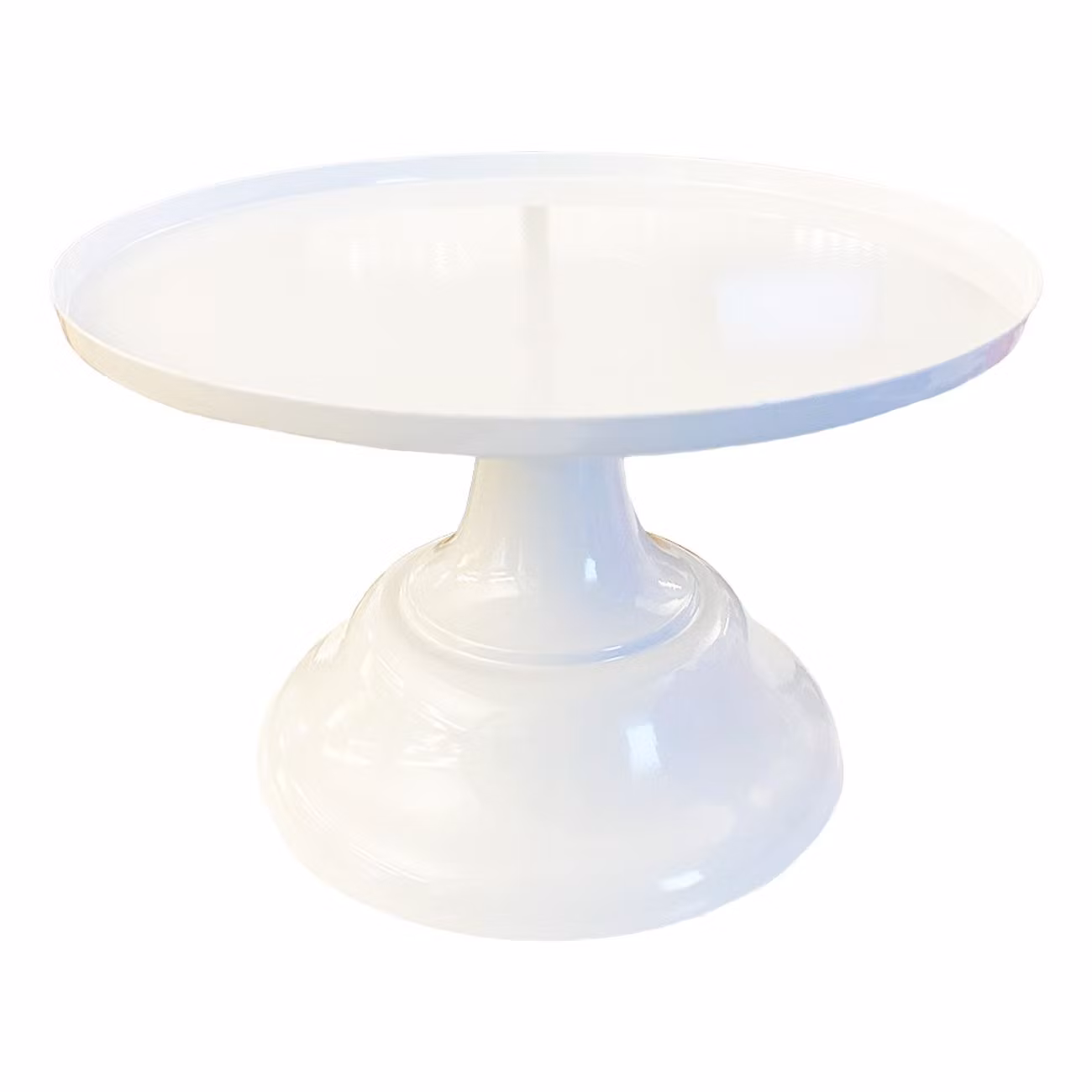 Kakställ i Metall Vit