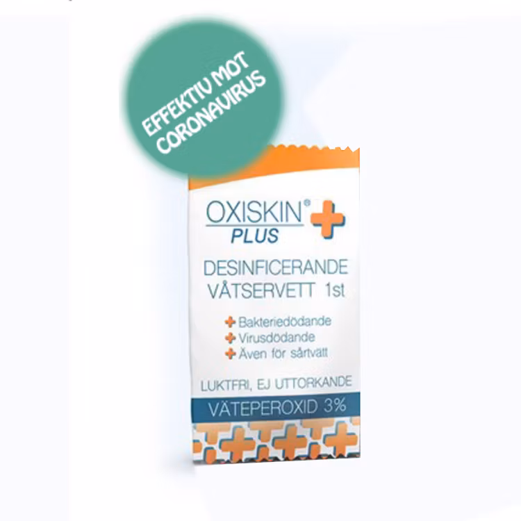 Oxiskin Plus Våtservett Desinficerande 1st (effektiv mot corona)
