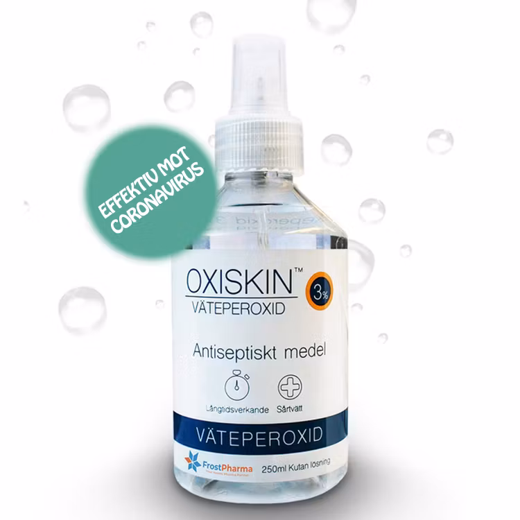 Oxiskin Handdesinfektion Spray 3% 250ml (effektiv mot corona)