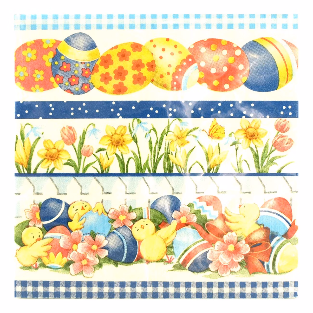 Servetter Påsk Glada Kycklingar