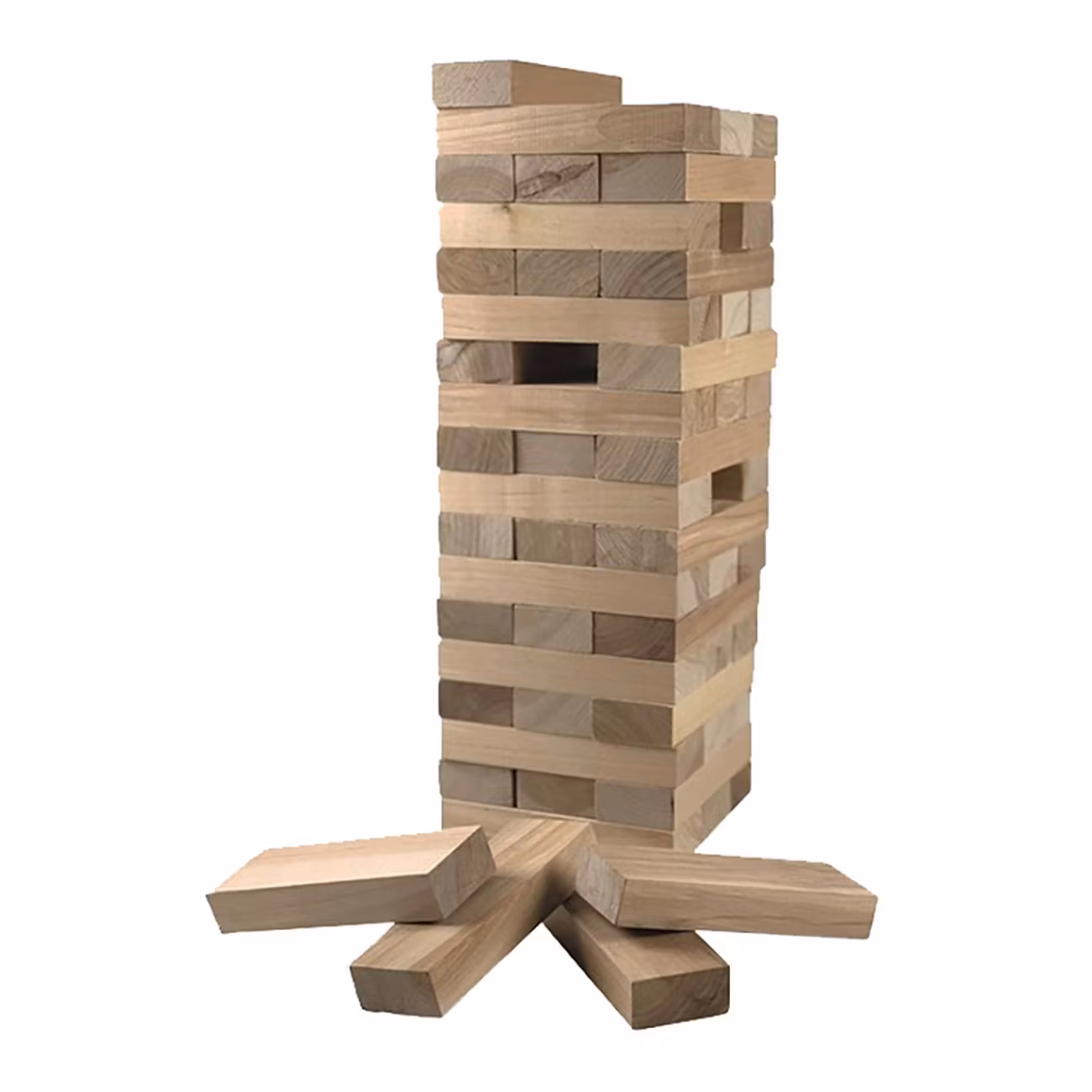 Klossar i Trä Trädgårdsspel