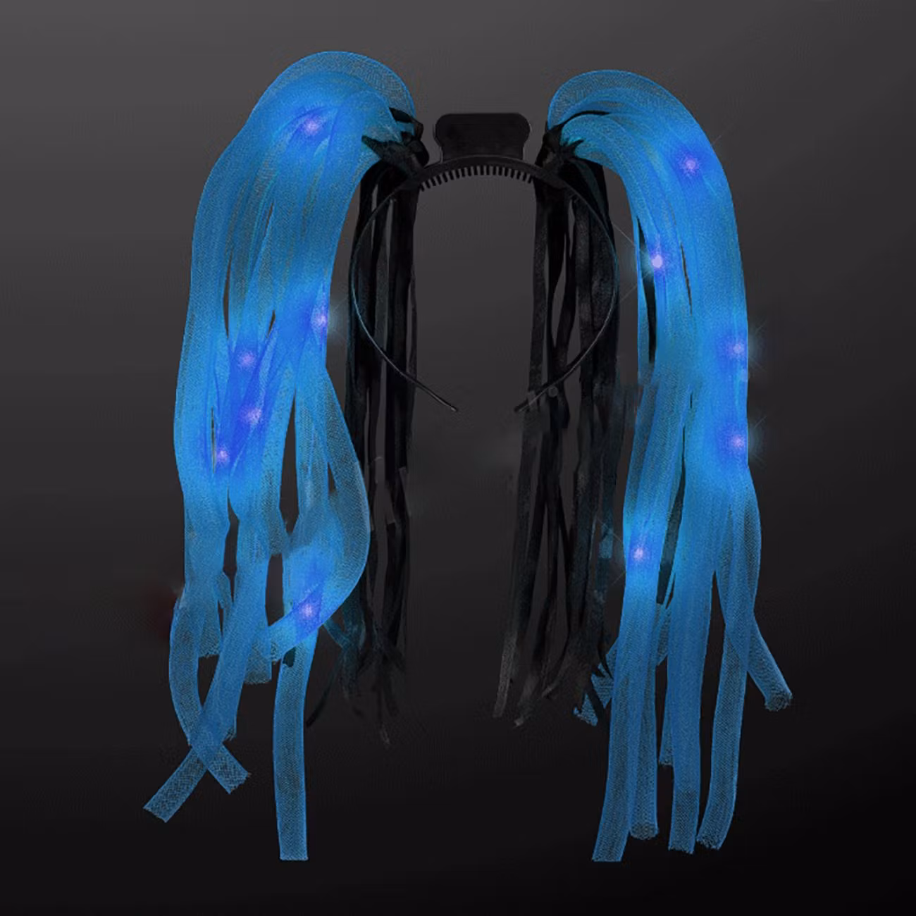 LED Diadem med Dreadlocks