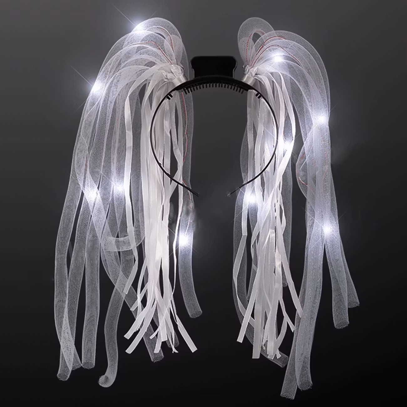 LED Diadem med Dreadlocks