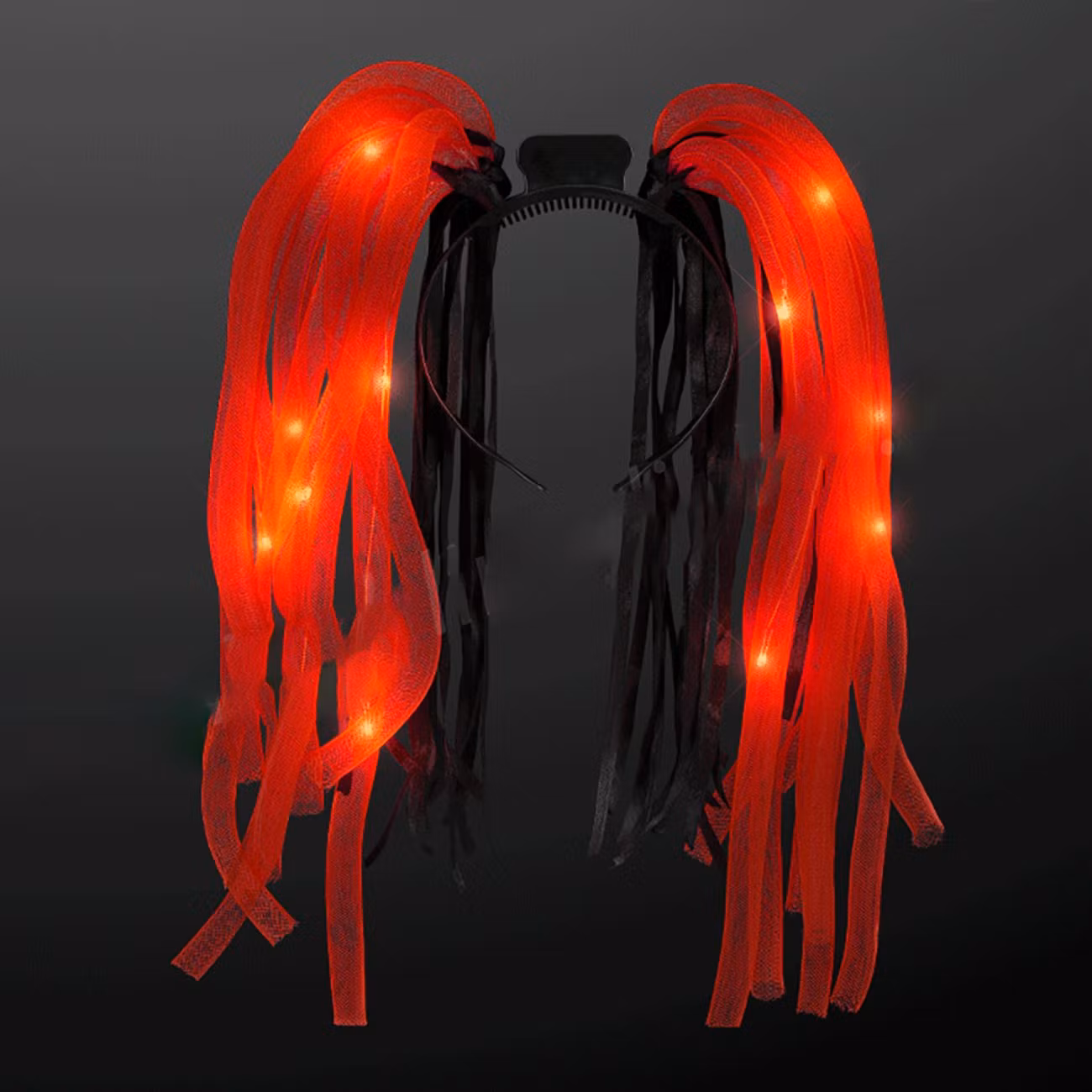 LED Diadem med Dreadlocks