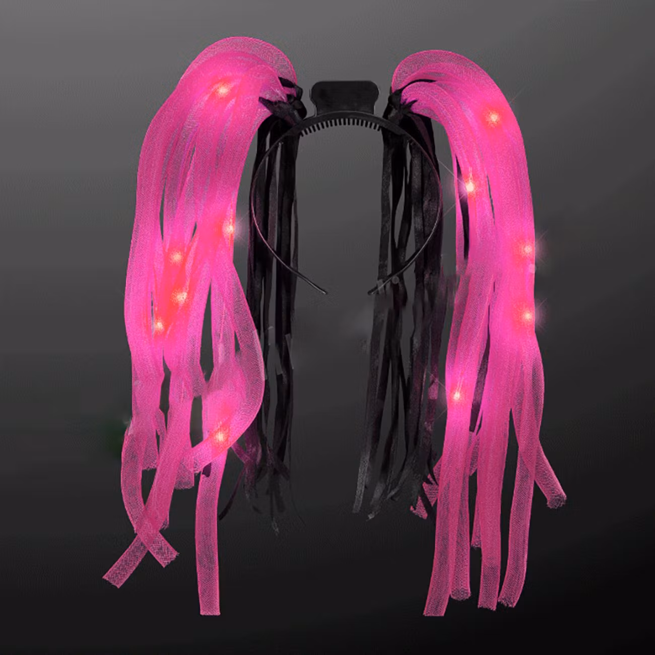 LED Diadem med Dreadlocks