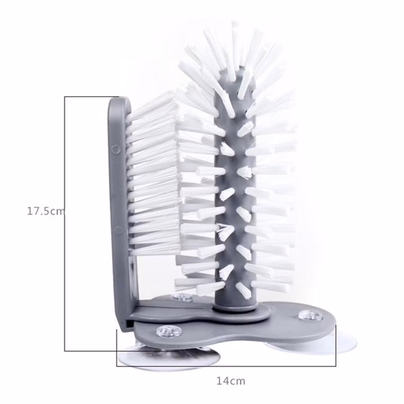 Glasborste med Sugkoppar