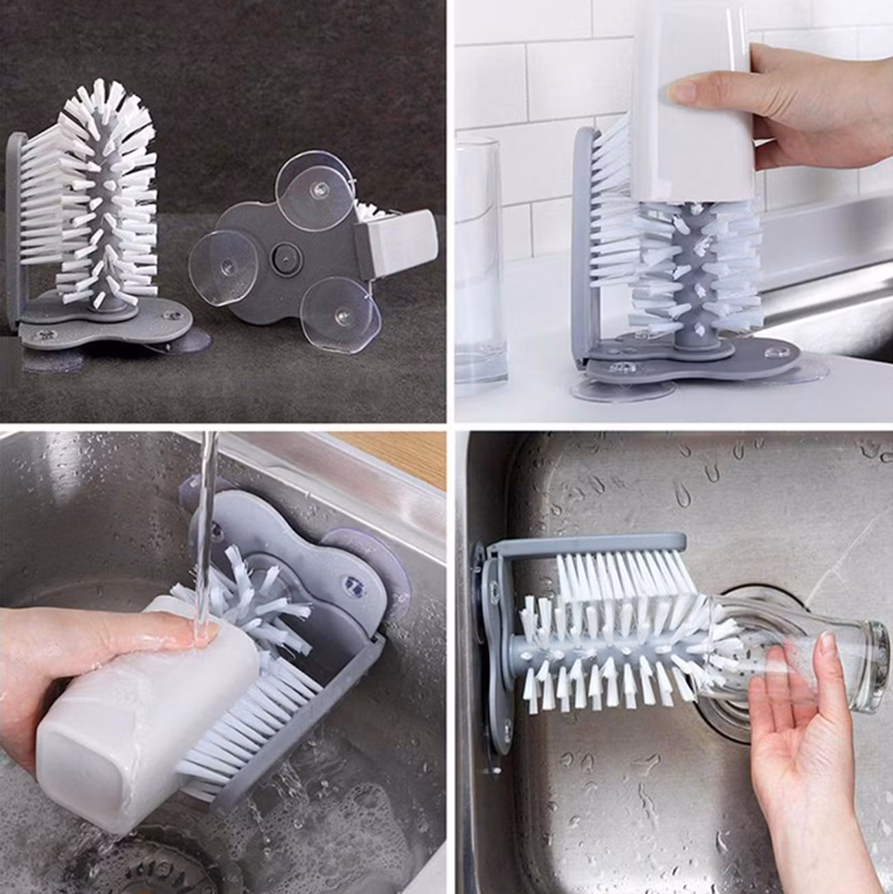 Glasborste med Sugkoppar