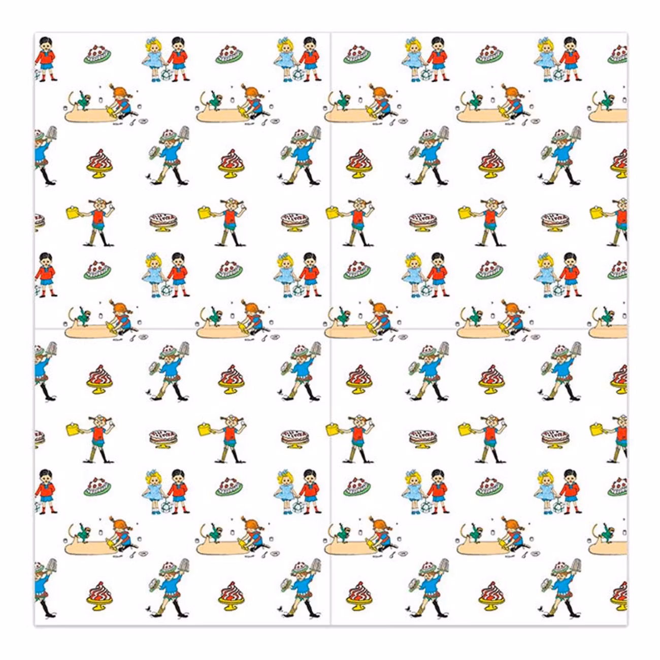 Servetter Pippi Långstrump