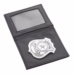 Plånbok Med Polisbricka