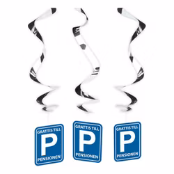 Swirls Grattis till Pensionen