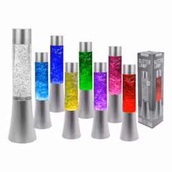 Färgskiftande Glitterlampa
